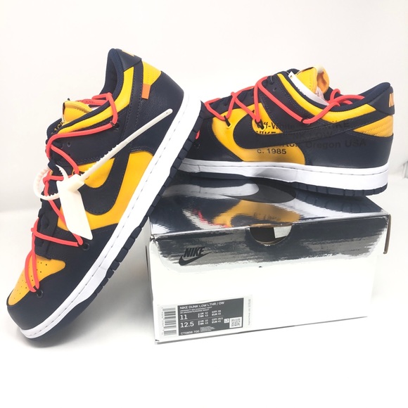 Off-White Other - NWT Nike Dunk Low Off-White University Gold Shoes